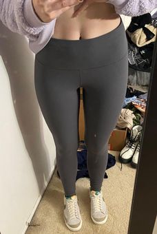 Lululemon Melanite Grey Align Crop *21 High Rise Legging Size 4