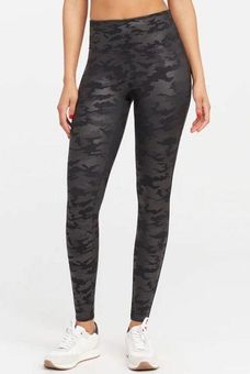 Spanx Black Camo Print High Rise Leggings Size XL - $58 - From