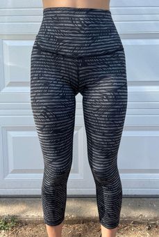 Lululemon Black And Gray Striped Leggings Size XXS - $26 - From