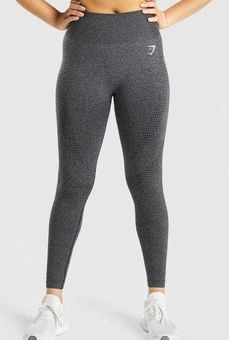 Gymshark Womens Vital Seamless 2.0 Leggings Grey Marl Size L