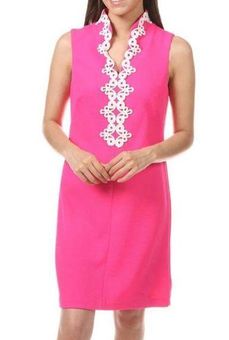  Vince Camuto Dresses Women's Sleeveless Dress, Cerise