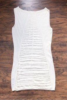 Rick Owens • SS13 Island knit dress distressed cream wool tank