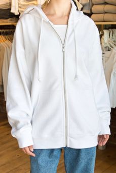 Brandy Melville Christy Hoodie White - $25 - From Gisselle