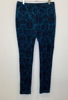 Chico's Zenergy Velour Printed Leggings EUC Sz 8/10 Stretchy Polyester  Women's - $29 - From Jess