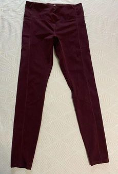 Gaiam Women's Leggings Large Maroon - $17 - From S