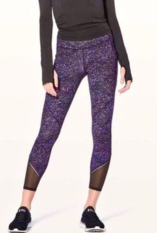 Lululemon Gait Keeper 7/8 Tight Leggings Crystalline Purple Multi