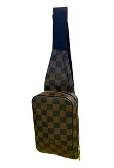 Pre-Owned Louis Vuitton Geronimos Damier EbeneBrown 