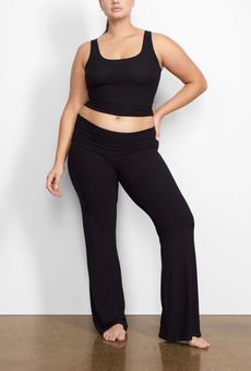 SKIMS Soft Lounge Fold Over Pant Onyx Black M Size M - $80 - From Charlie