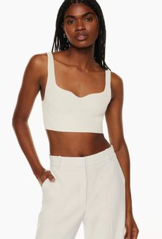 sculpt knit muscle cropped tank