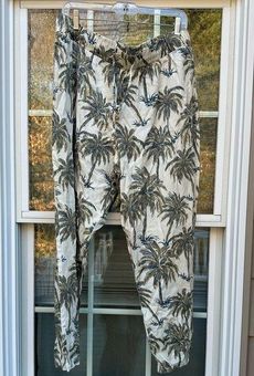 Soft Surroundings Palm tree Linen Pants Size XL - $25 - From Katlyn