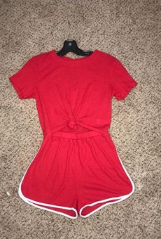 wild fable red romper