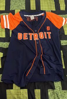 Victoria's Secret PINK Detroit Tigers Jersey Blue - $11 (78% Off