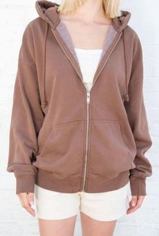 Brandy Melville Christy Zip Up - Gem