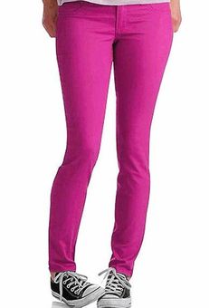 L.E.I . Ashley Low Rise Skinny Fuchsia Pink Jeggings Pants Size 31 - $14 -  From Susan