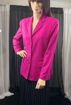 Josephine Chaus Coral Silk Suit