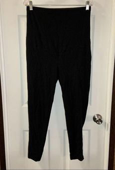 Time & Tru Maternity Black Pull On Leggings size Large - $13 - From Hayley