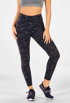 Fabletics High Waisted 3/4 Camo Leggings Black - $60 (33% Off Retail) New  With Tags - From Ally