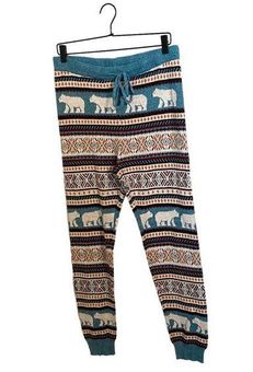 American Eagle Sweater Knit Lounge Leggings Polar Bear Large - $23 - From  Pam