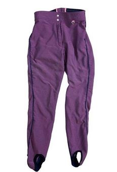 Obermeyer Vtg Ski Pants Womens 12 Wool Blend Snow Stirrup Leggings