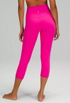 Lululemon Align HR Crop 21” NWT Sonic Pink Size 6 - $75 (14% Off Retail)  New With Tags - From Jacqueline