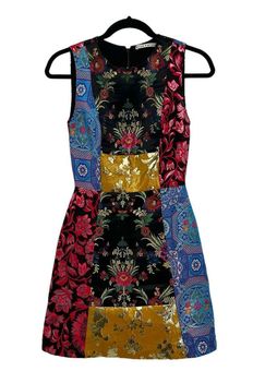 Jacquard A-Line Mini Dress