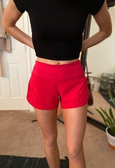 Red lulu shop shorts
