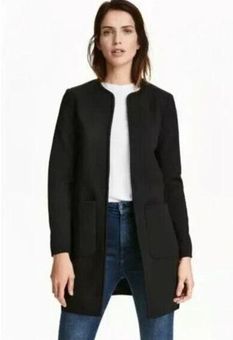 Longline Open Front Jacket