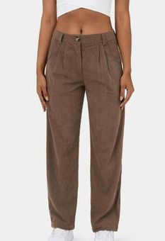 Halara NWT Mid Rise Button Zipper Side Pocket Corduroy Pants Brown Size L  Size L - $28 New With Tags - From Caitlin