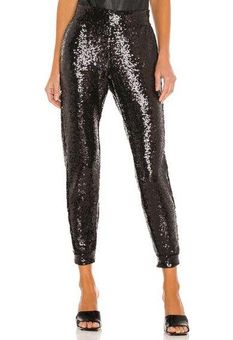 Commando Black Sequin Jogger Pants Size Small NWT - $133 New With Tags -  From Lauren