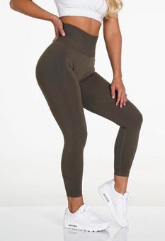 NVGTN Olive Solid Seamless Leggings Green Size M - $66 New With