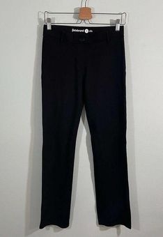 Betabrand Black Straight Leg Classic Dress Pant Yoga Women's Size