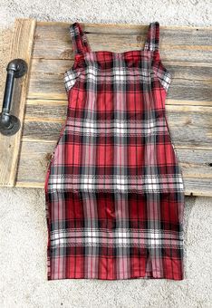 Derek Heart Plaid Flannel Tunic