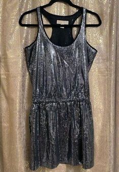 Grey Michael Kors Peplum Dress, Size 4