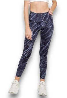 Gap Fit Leggings XL Blue Marble Power Full-Length Legging Super High Rise  NWT - $10 New With Tags - From SaiLieSie