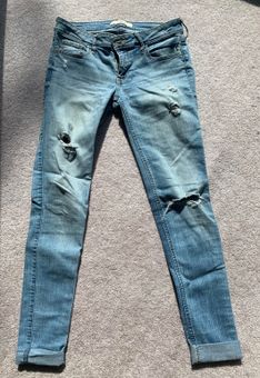 hollister ripped jeans