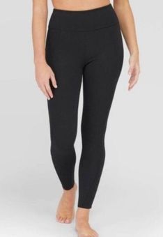 Spanx ASSETS RED HOT LABEL BLACK SLENDERIZING SHIMMER BOTTOM LEGGINGS L  Size L - $44 - From Donna