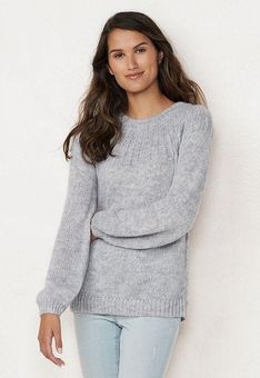 LC Lauren Conrad Lauren Conrad Gray Bow Back Sweater Size XL - $32 - From  Tinnie