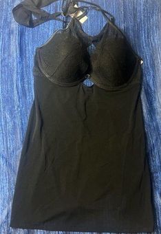 Women's High Neck Babydoll W Thong Auden Black L NWT Size L - $8 New With  Tags - From Sonya