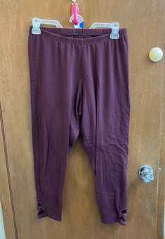 Old Navy Burgundy Leggings Red Size XXL - $7 - From Breanna