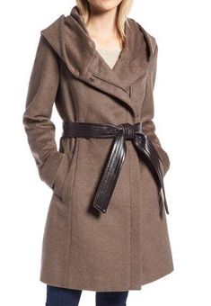 Cole haan shop asymmetrical wool coat