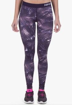 Nike Pro Hyperwarm Dri Fit Purple Printed Training Tights size medium - $29  - From Autumn