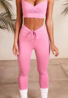 Bo+Tee Pink Leggings