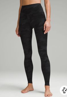 Lululemon size 6 black camo leggings