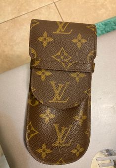 Louis Vuitton Monogram Etui a Lunettes Rabat Eyeglass Case - A