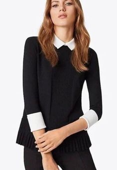 Tory Burch Women's Peter Pan-Collar Sweater Dress