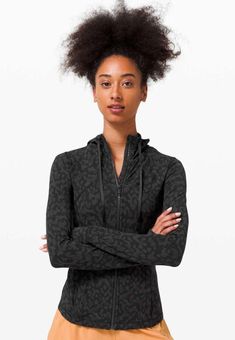 Lululemon Hooded Define Jacket *Nulu Formation Camo Deep Coal Multi Black  Size 10 - $70 - From Heather