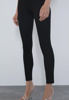 ZARA Leggings with gold buttons Size M - $39 New With Tags - From  Yulianasuleidy