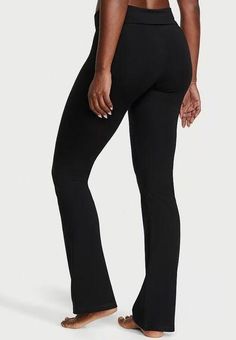 Cotton Mid-Rise Foldover Leggings