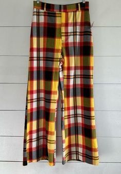 Free People Plaid Jules Pants