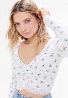 Urban Outfitters Long Sleeve Cropped 
